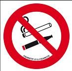 Consigne Interdiction de Fumer E Cigarette