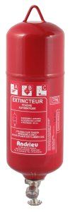 Extincteur automatique 2 kg poudre ABC