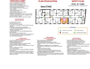 Plans pour chambres d'hôtel 