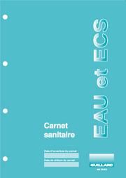 Carnet Sanitaire ECS (Eau Chaude Sanitaire)