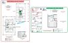 2 plans + cadres alu : 1 x Plan d' intervention A2 ou A3 (à préciser) + 1 x Plan d' évacuation A3