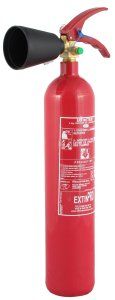 Extincteur 2 kg dioxyde de carbone (CO2) certifié CE EN3.7