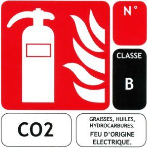 plaque co2 (B) 75 x 100 mm