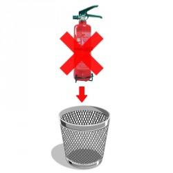 Recyclage extincteur CO2 2 kg (dioxyde de carbone)