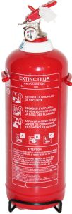 Extincteur 2 litres eau + additif AB Pression Permanente certifié CE-EN3 