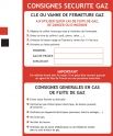 Consigne Sécurité Gaz