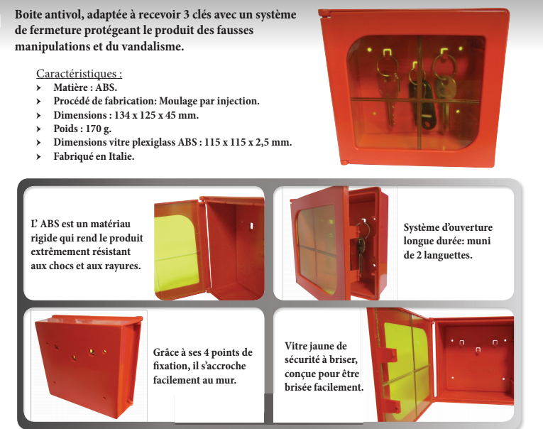 Boîte à clés - La Boite Jaune