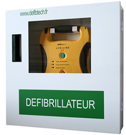 Boîtier Intérieur pour défibrillateur + alarme