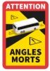Sticker "angle mort" pour Bus / Camping Car