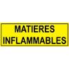 Panneau Matières Inflammables