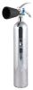 Extincteur 2 kg (CO2) dioxyde de carbone chromé argent NEUF 
